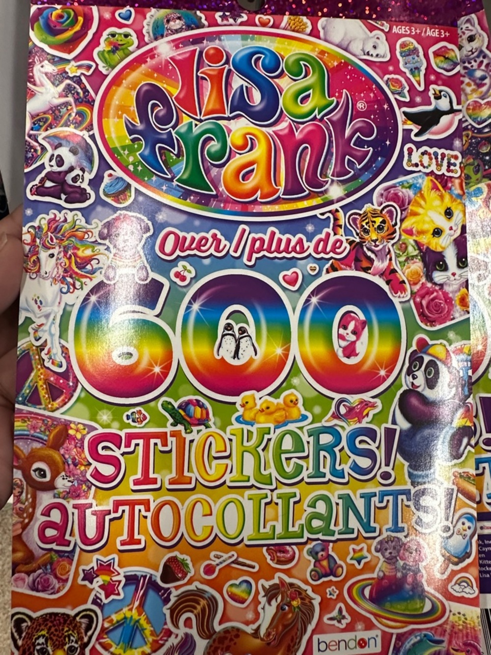 Lisa Frank Rainbow 600 Sticker Collection – Vibrant Multi-Color Cover